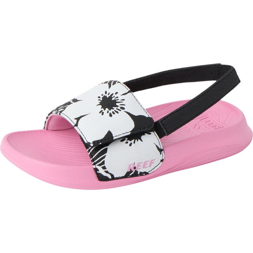 2026 Reef Little Salty Slide CJ9244 - Black / Pink